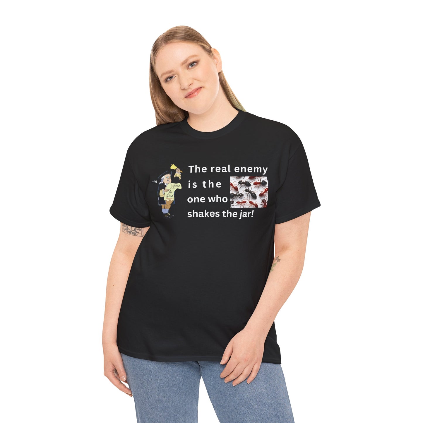 Who shook the Jar? Unisex Heavy Cotton Tee