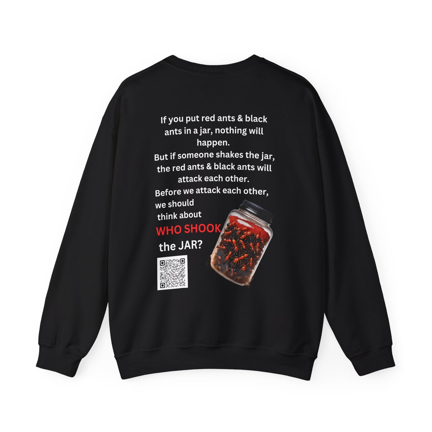 Who Shook the Jar? Unisex Heavy Blend™ Crewneck Sweatshirt