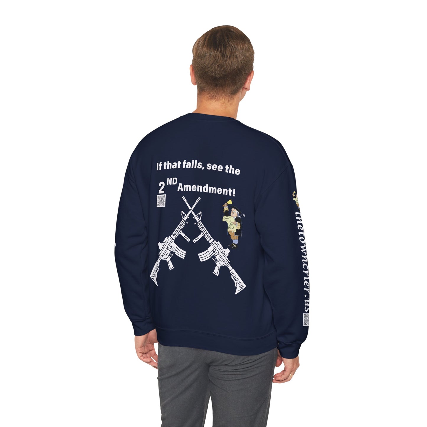 Felon for President! Unisex Heavy Blend™ Crewneck Sweatshirt