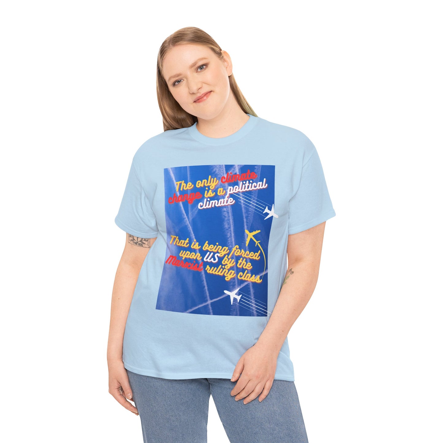 Climate Change Unisex Heavy Cotton Tee