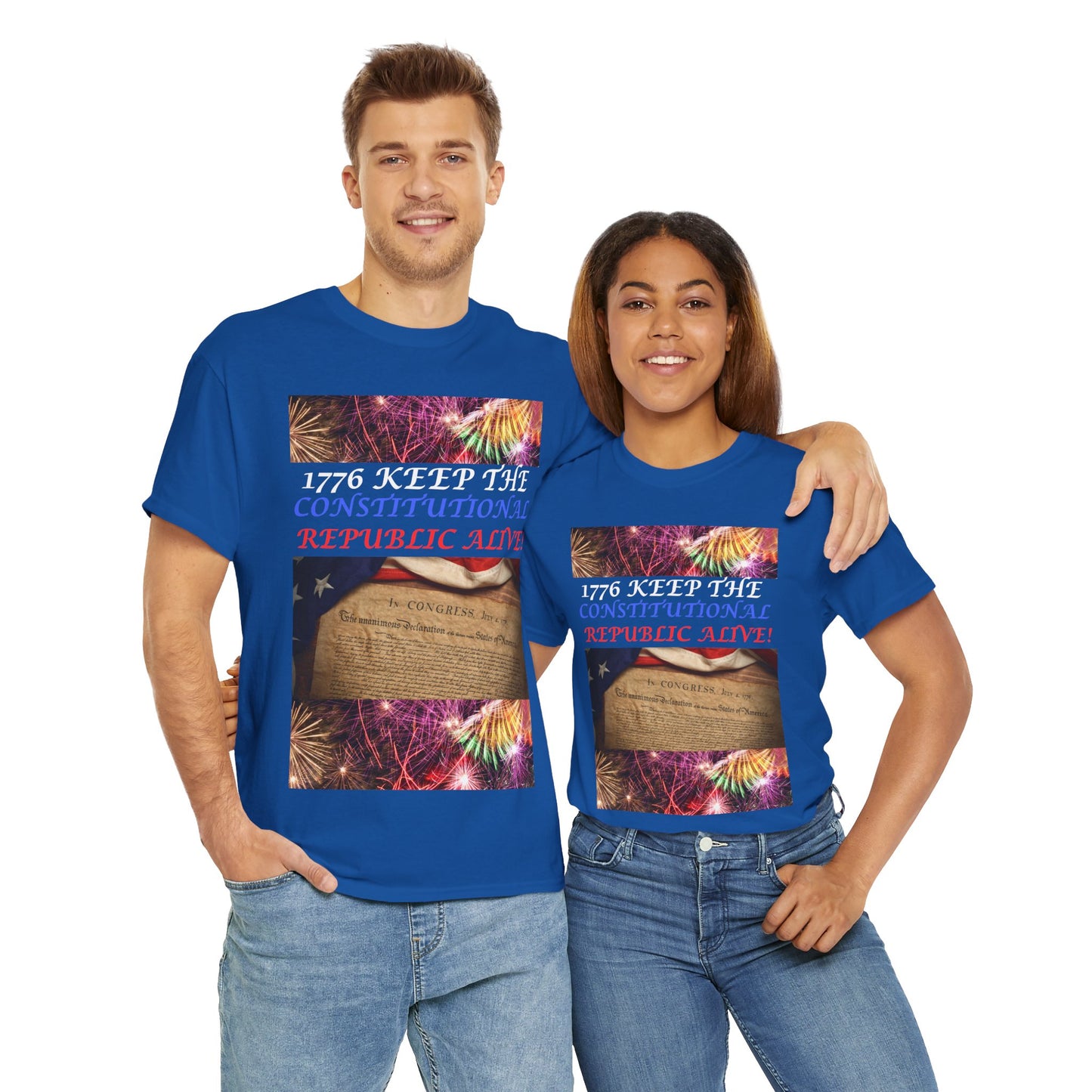 4th of July All Year Long! Unisex Heavy Cotton Tee