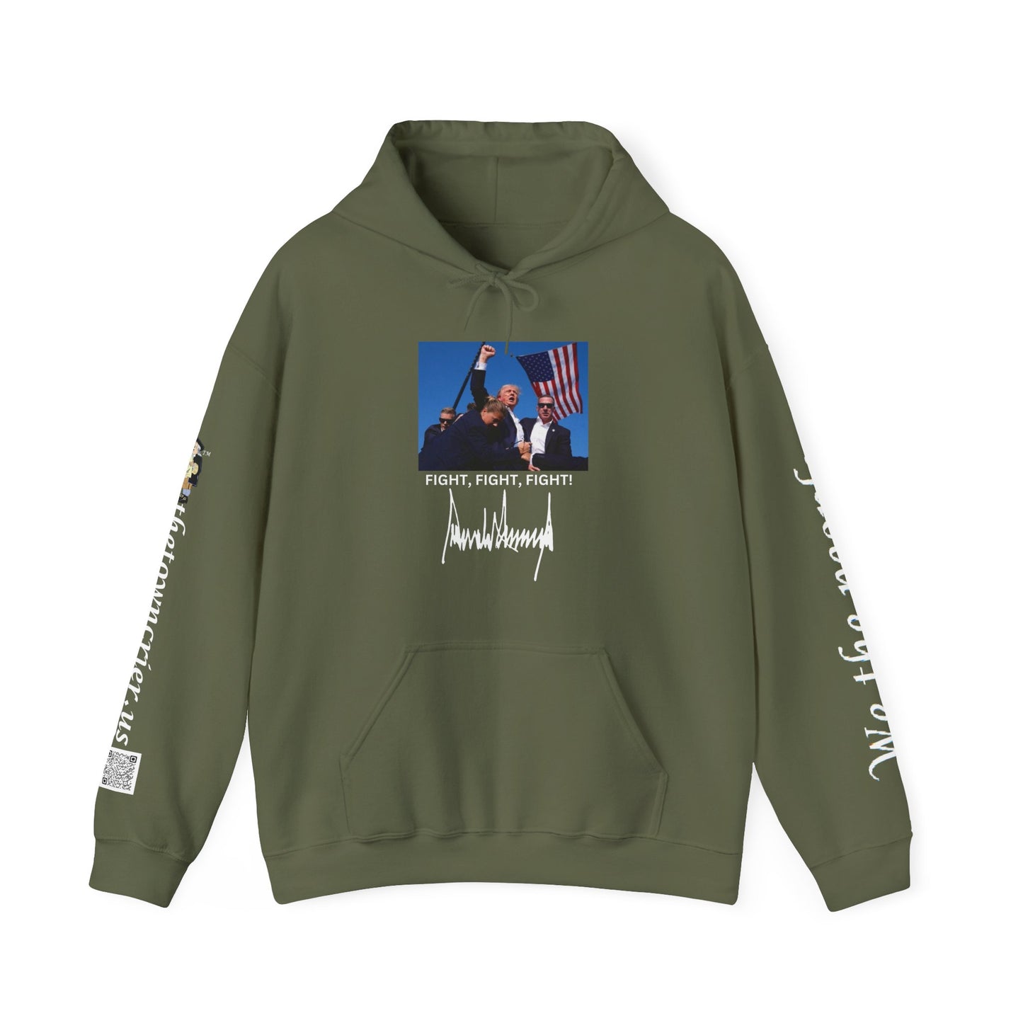 An Attack on US All Unisex Heavy Blend™ Hooded Sweatshirt