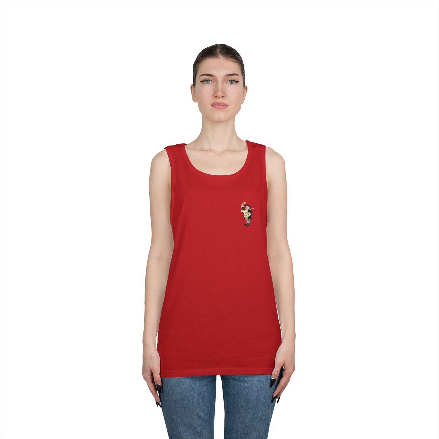 Fact Check This! Unisex Heavy Cotton Tank Top - Eco-Friendly Facts Design