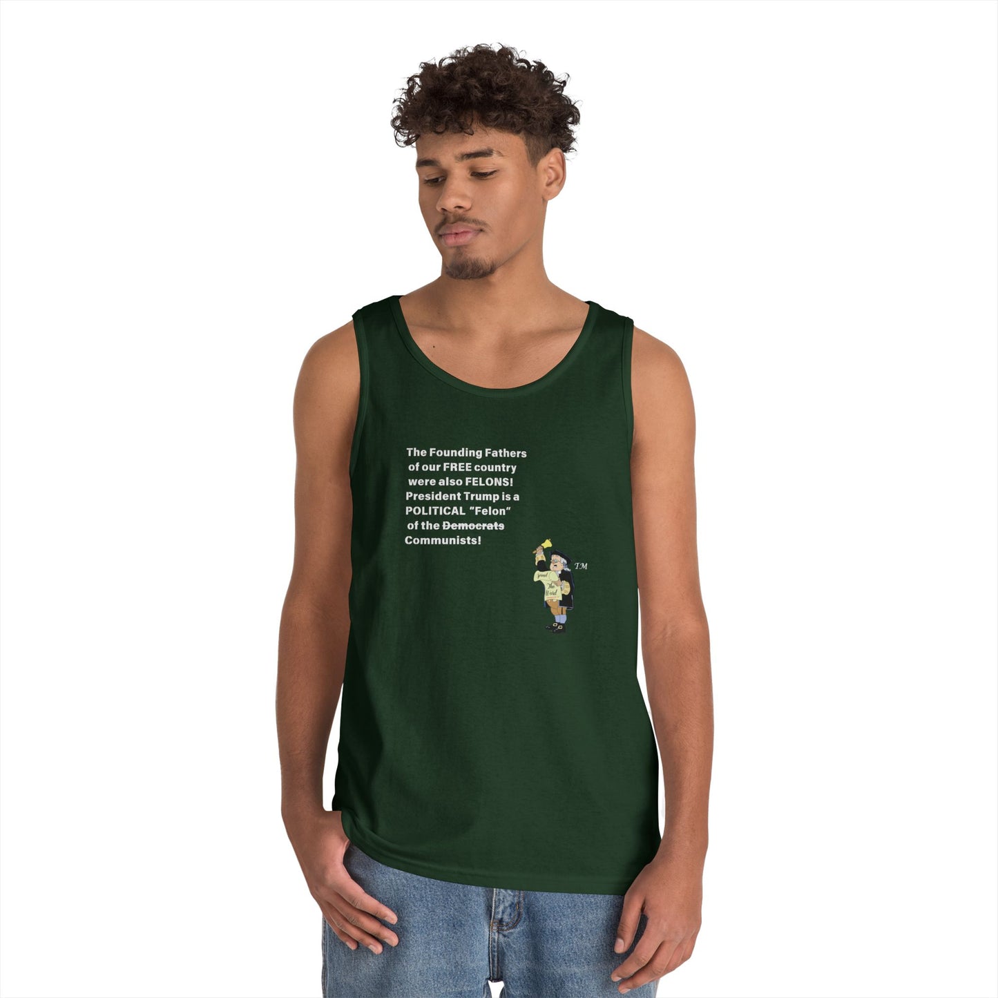 Founding Felons Tank Top - Unisex Heavy Cotton Style