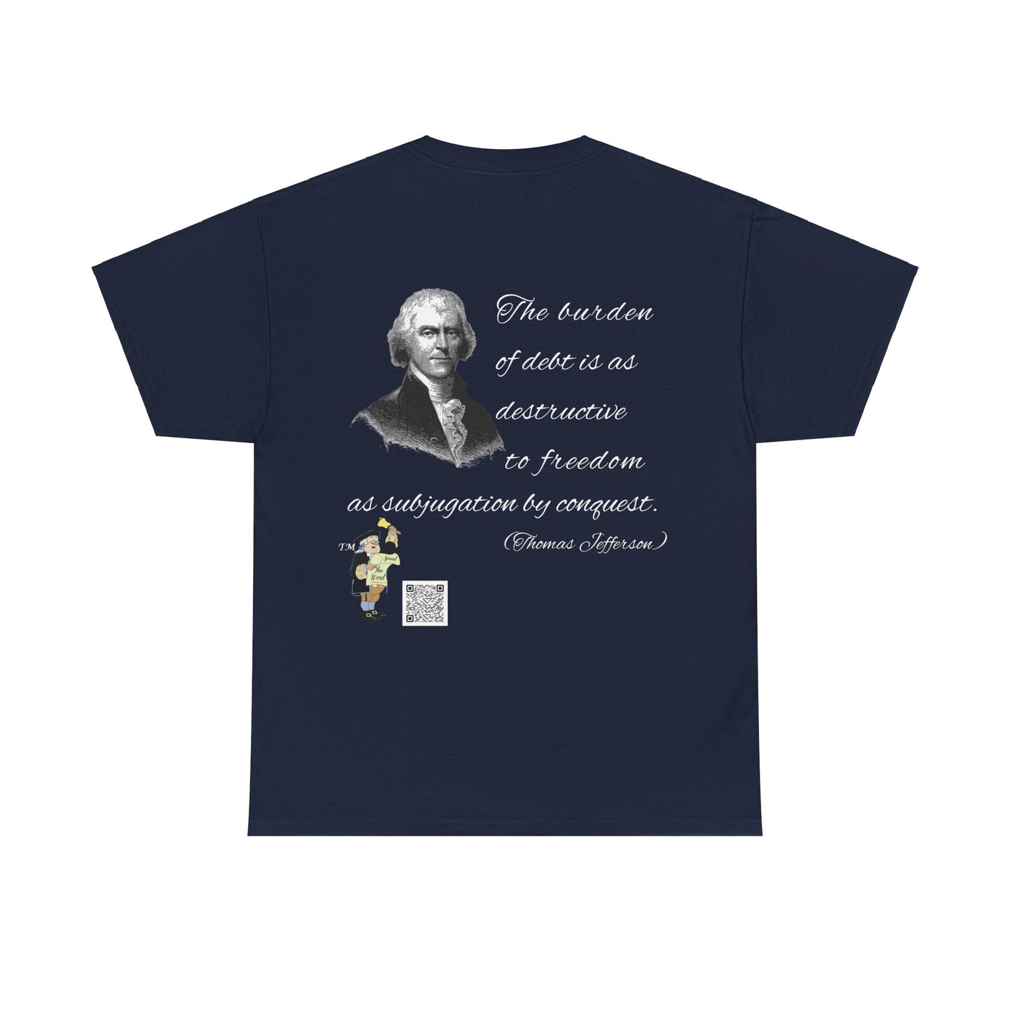 Thomas Jefferson Unisex Heavy Cotton Tee