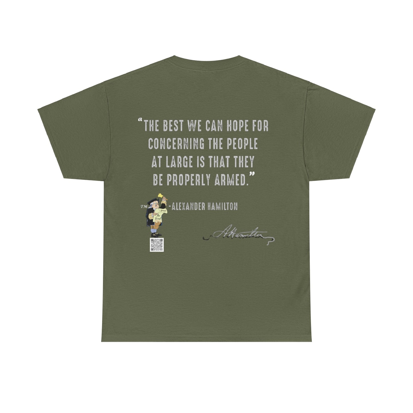 Alexander Hamilton Founding Father series Unisex Heavy Cotton Tee