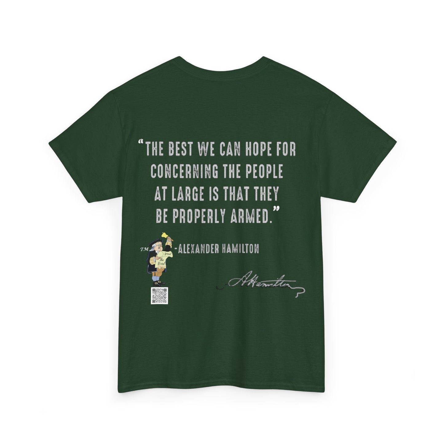 Alexander Hamilton Founding Father series Unisex Heavy Cotton Tee