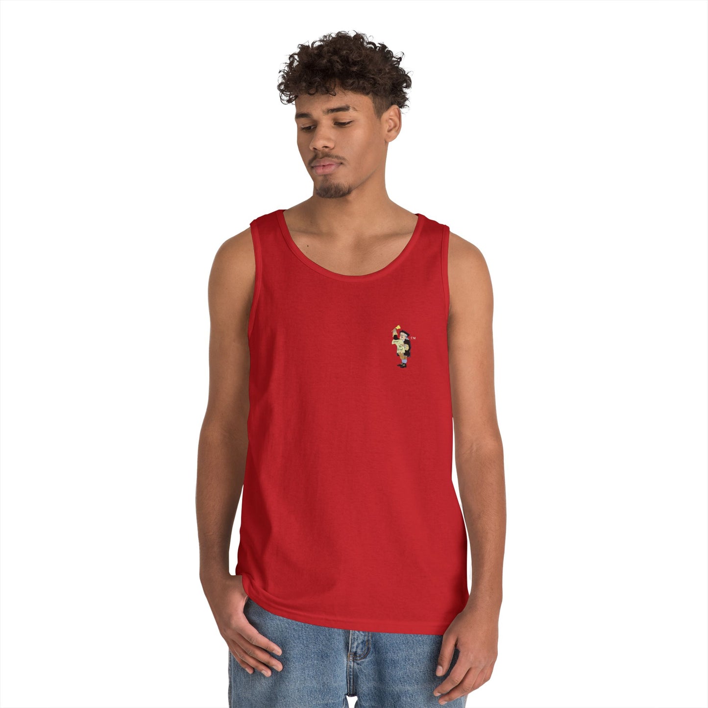 Fact Check This! Unisex Heavy Cotton Tank Top - Eco-Friendly Facts Design