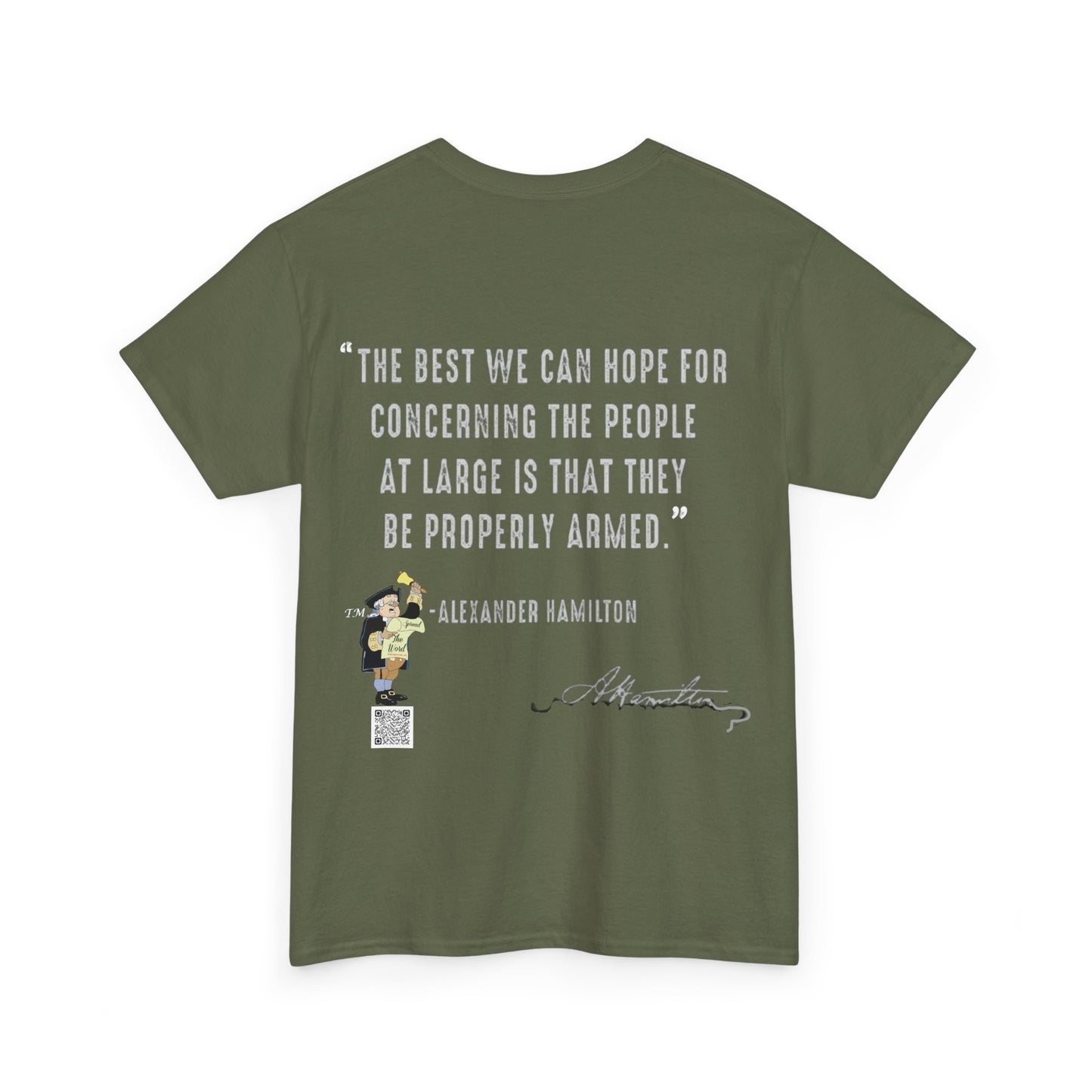 Alexander Hamilton Founding Father series Unisex Heavy Cotton Tee