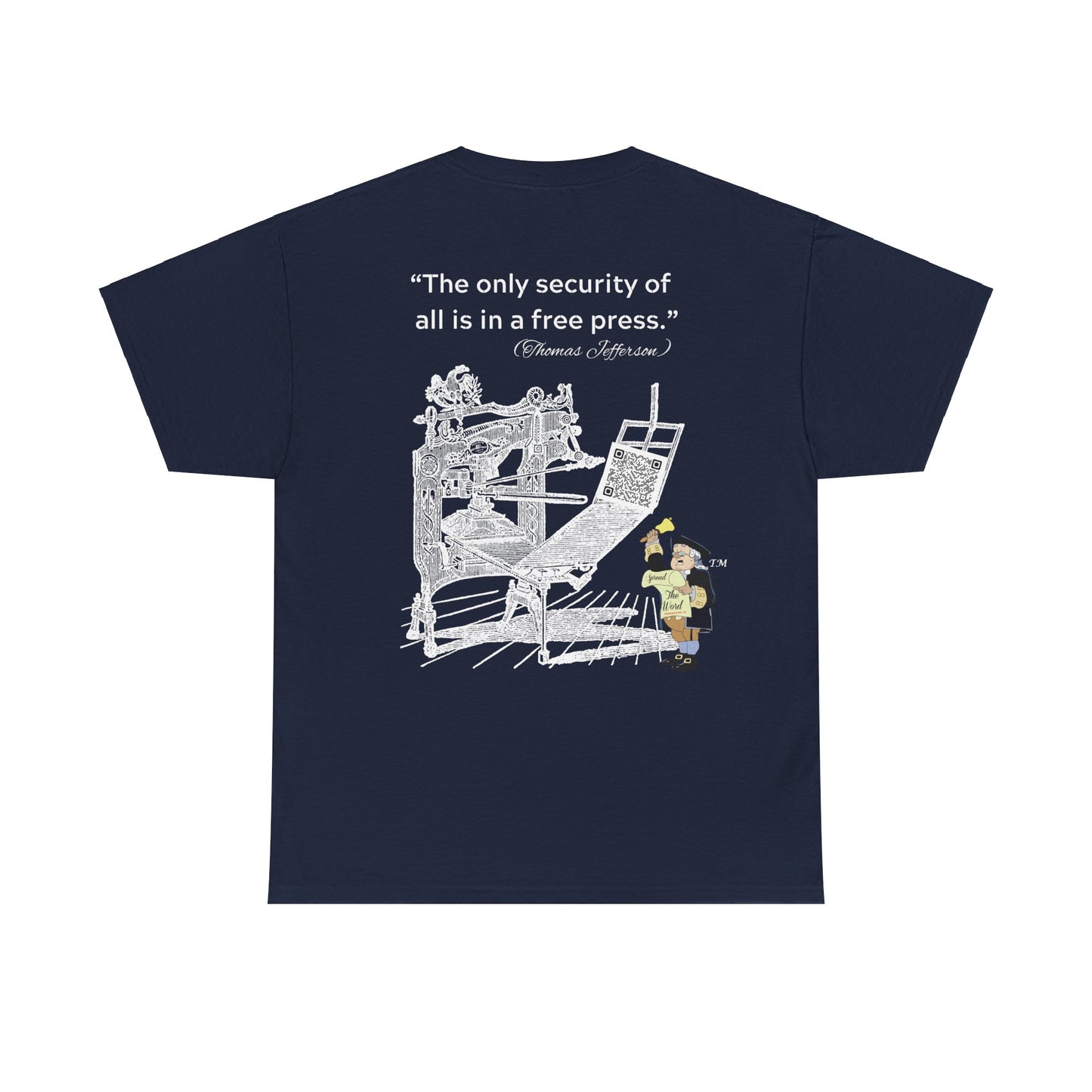 Freedom of Free Press Unisex Heavy Cotton Tee