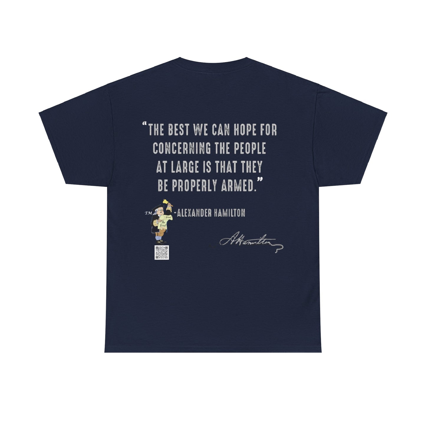 Alexander Hamilton Founding Father series Unisex Heavy Cotton Tee