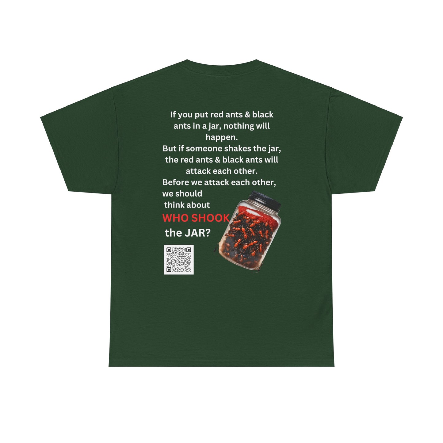 Who shook the Jar? Unisex Heavy Cotton Tee