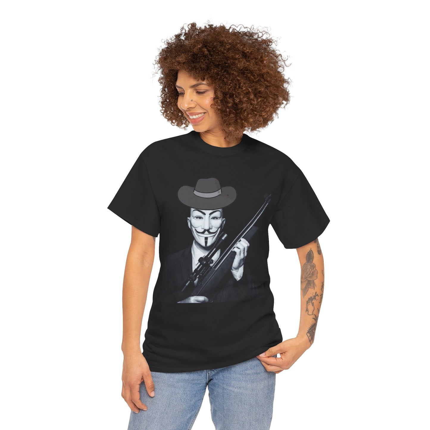 Guy Fawkes Unisex Heavy Cotton Tee