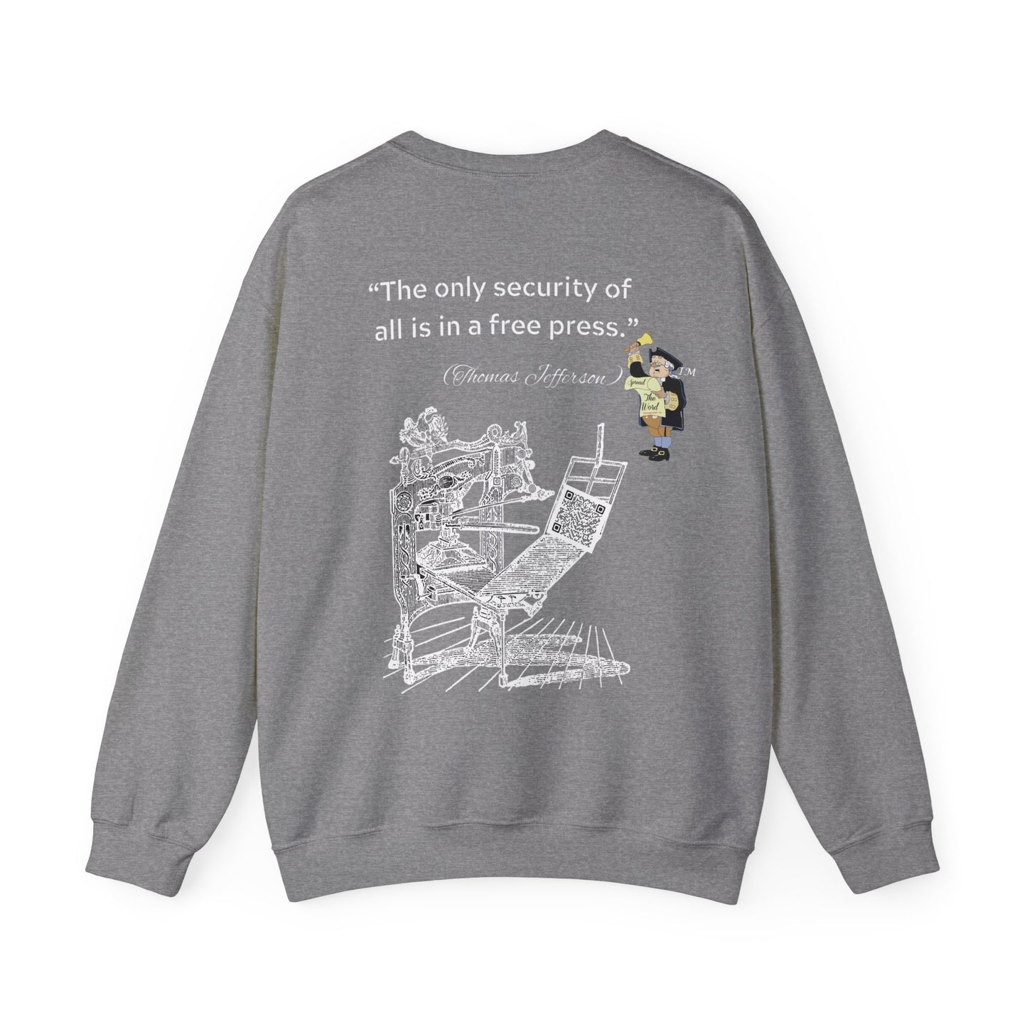 Freedom of a free press. Unisex Heavy Blend™ Crewneck Sweatshirt