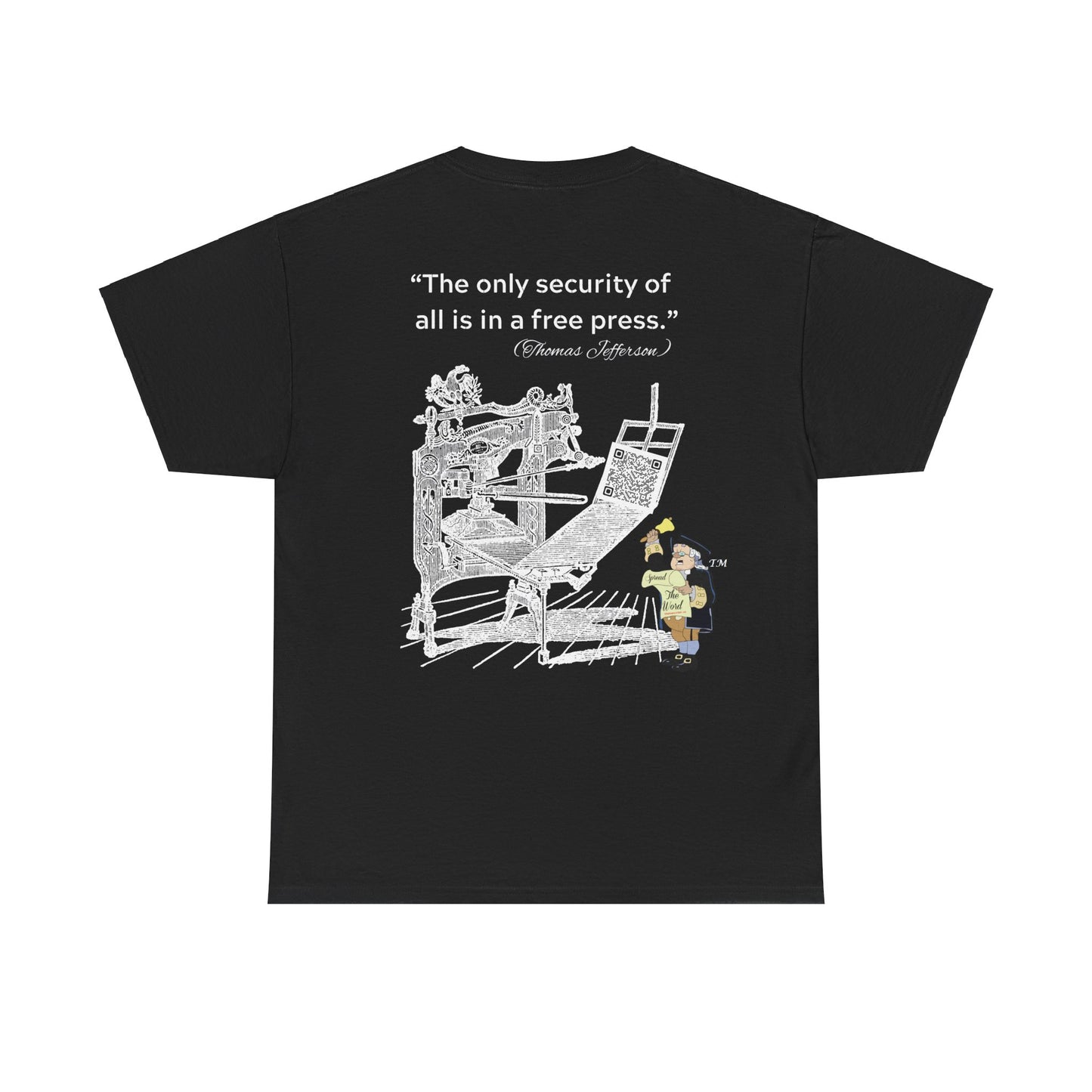Freedom of Free Press Unisex Heavy Cotton Tee