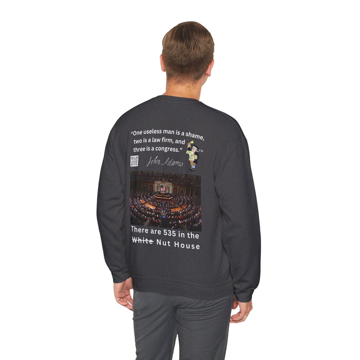 John Adams Unisex Heavy Blend™ Crewneck Sweatshirt