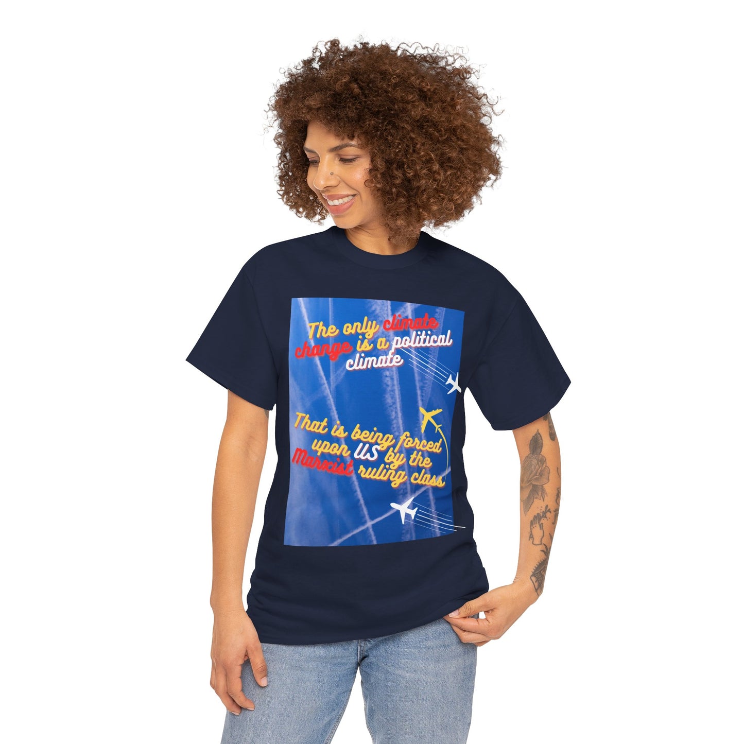 Climate Change Unisex Heavy Cotton Tee