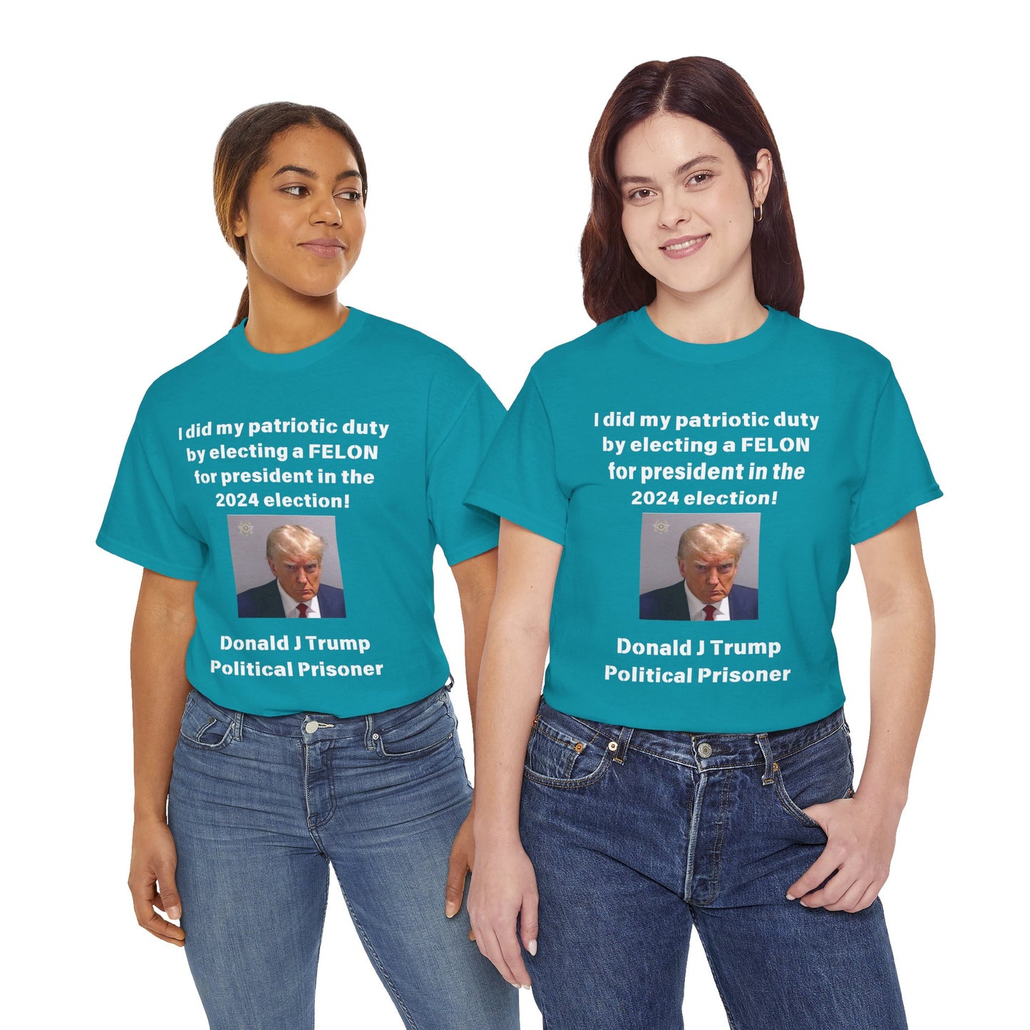 Felon for President! Unisex Heavy Cotton Tee