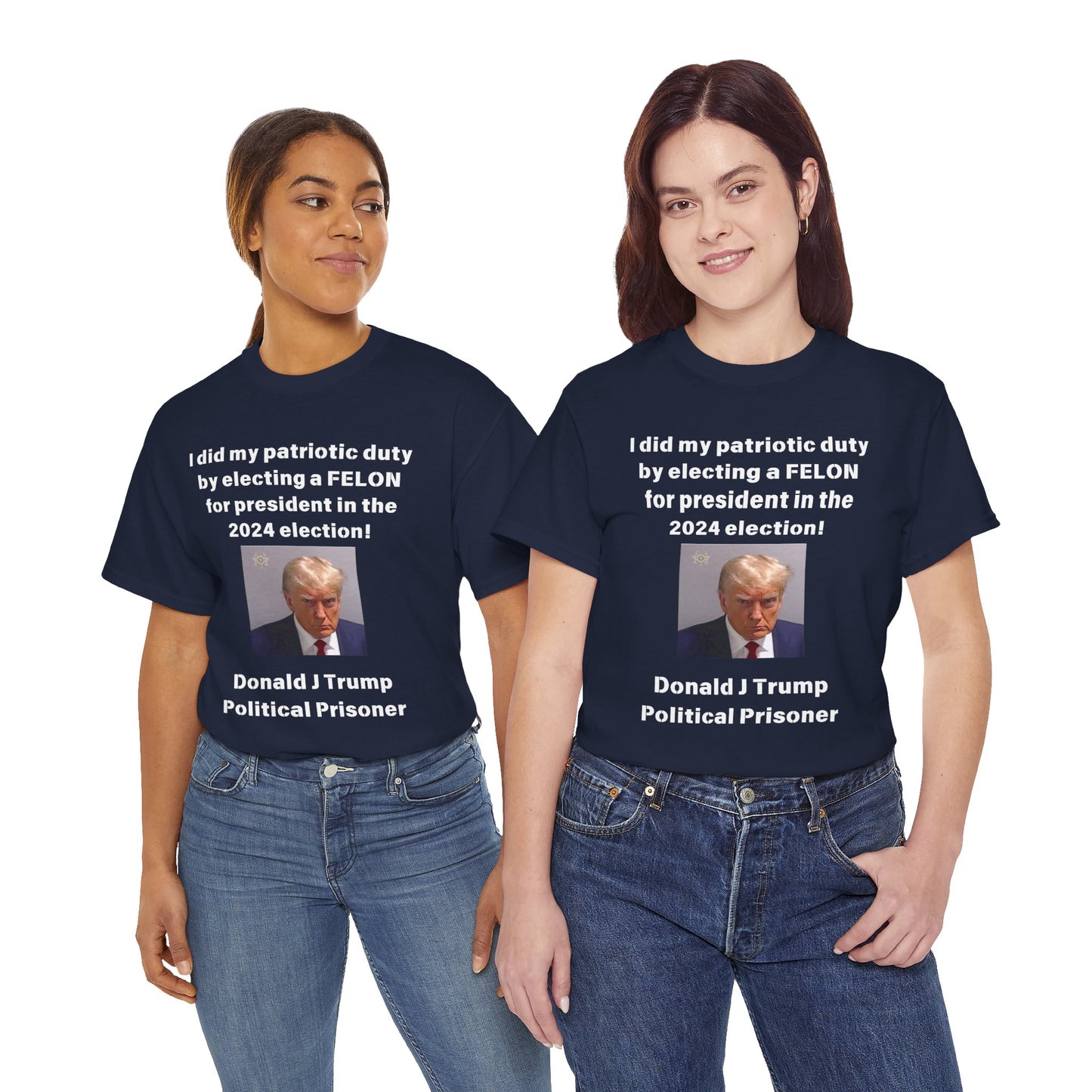 Felon for President! Unisex Heavy Cotton Tee