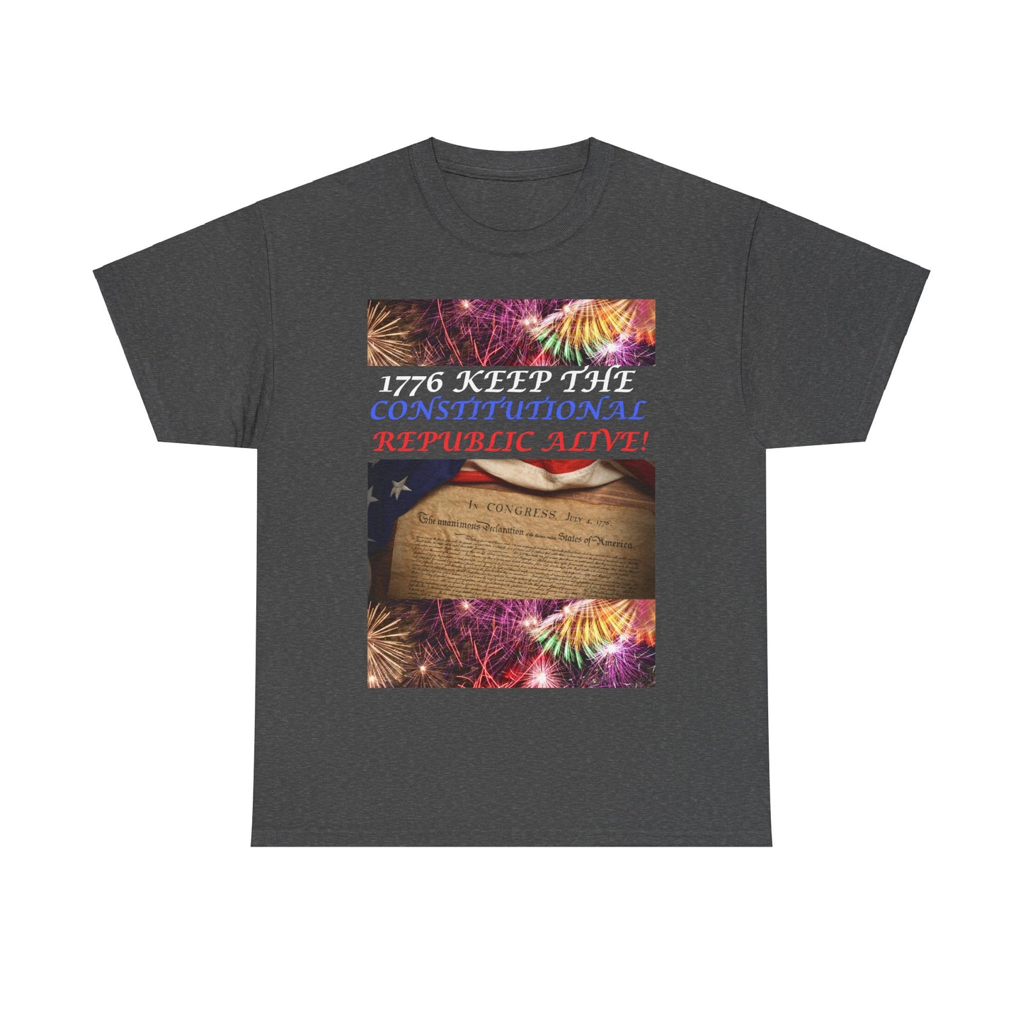 4th of July All Year Long! Unisex Heavy Cotton Tee