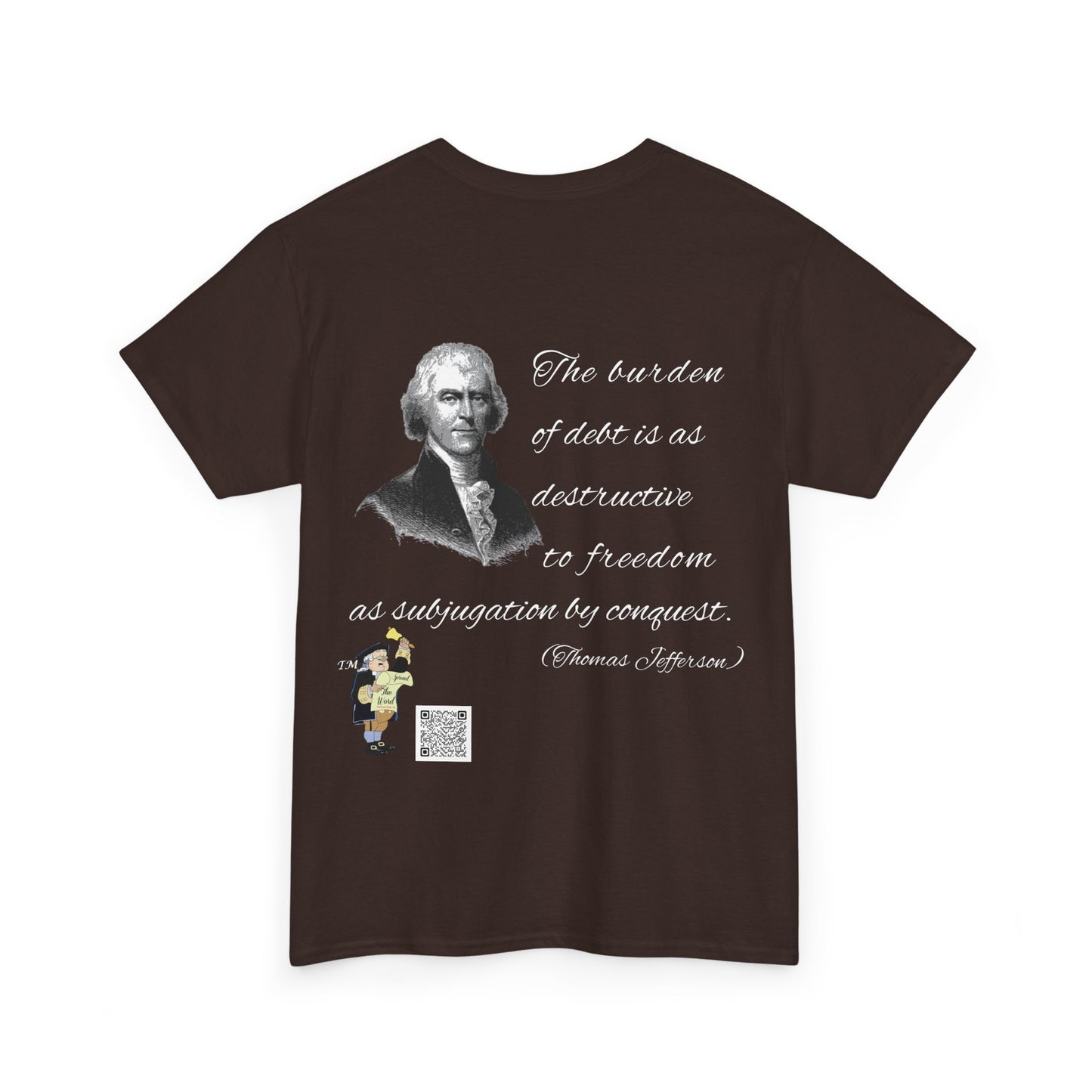 Thomas Jefferson Unisex Heavy Cotton Tee