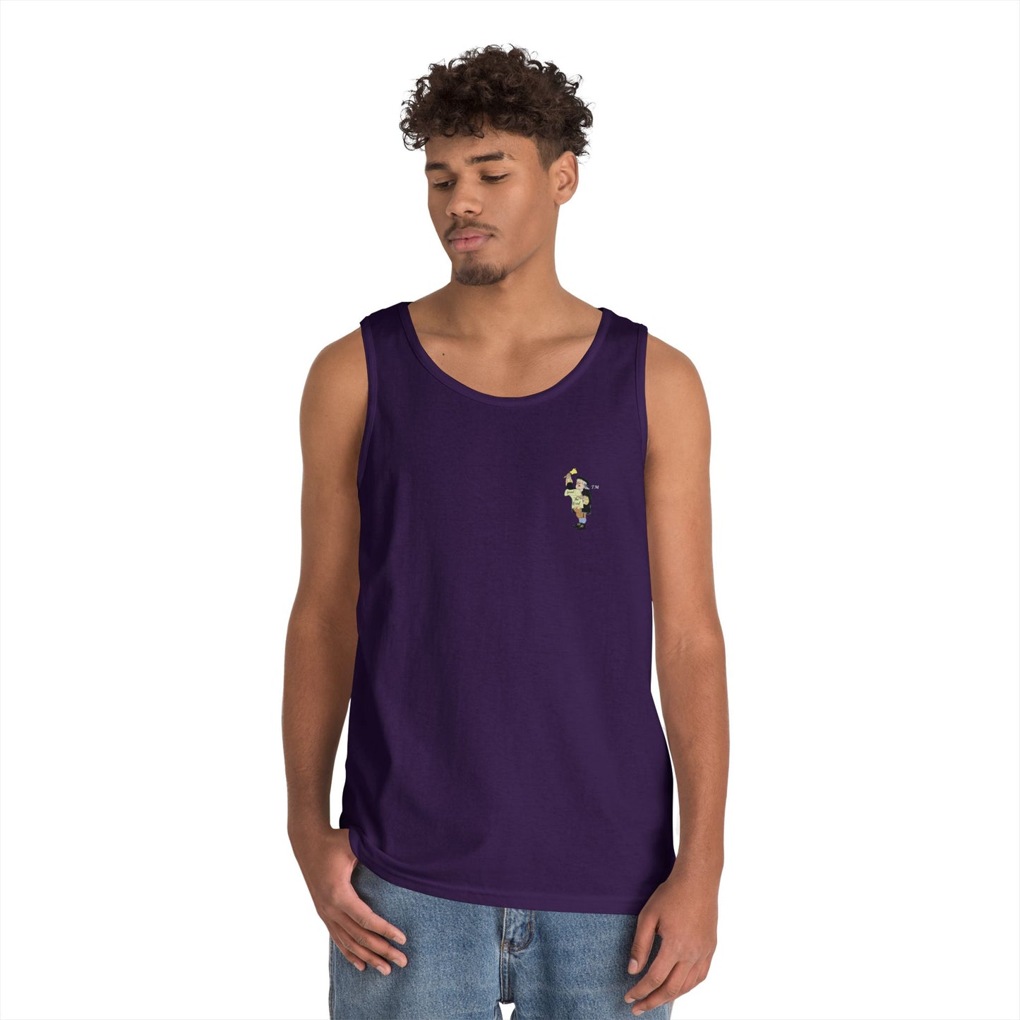 Fact Check This! Unisex Heavy Cotton Tank Top - Eco-Friendly Facts Design