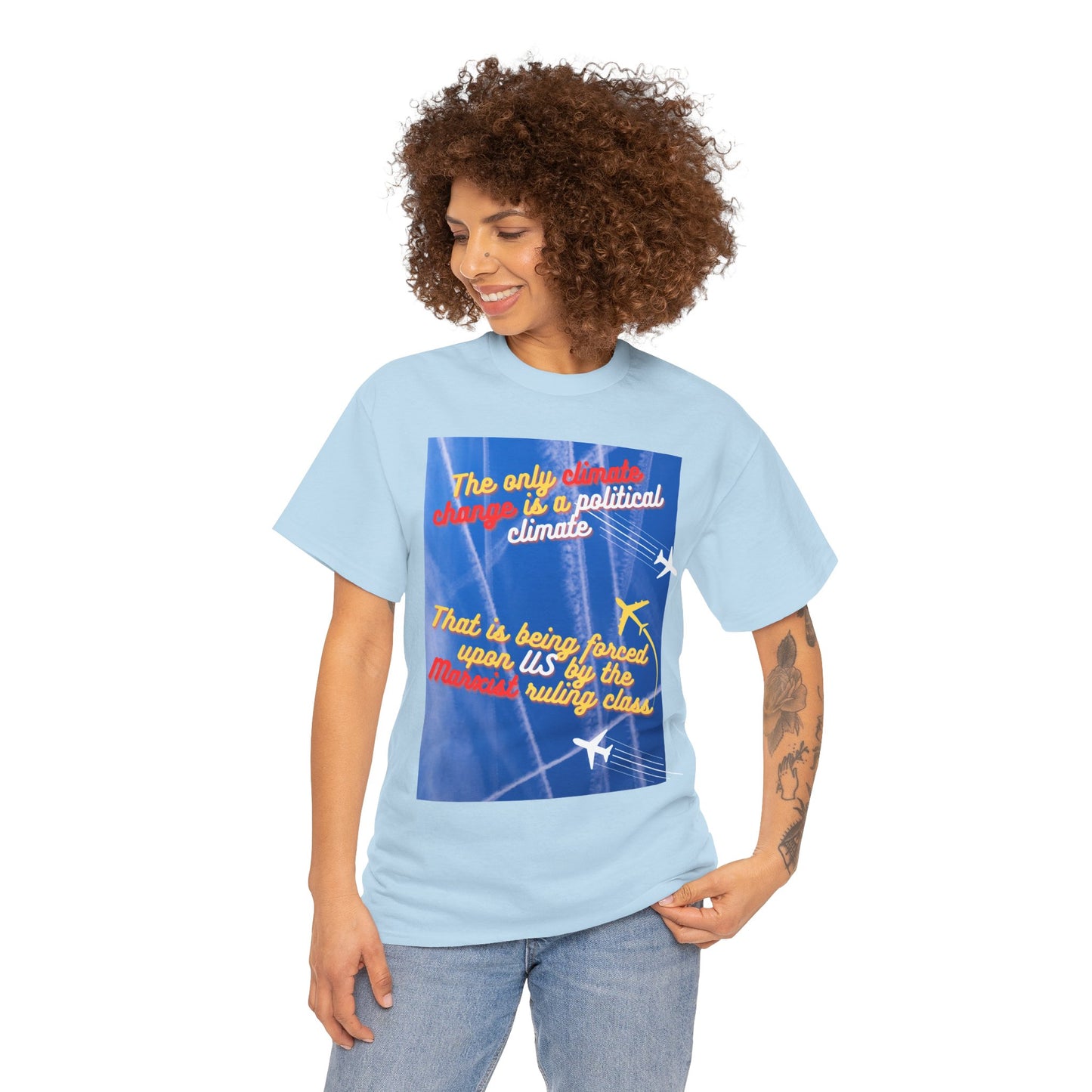 Climate Change Unisex Heavy Cotton Tee
