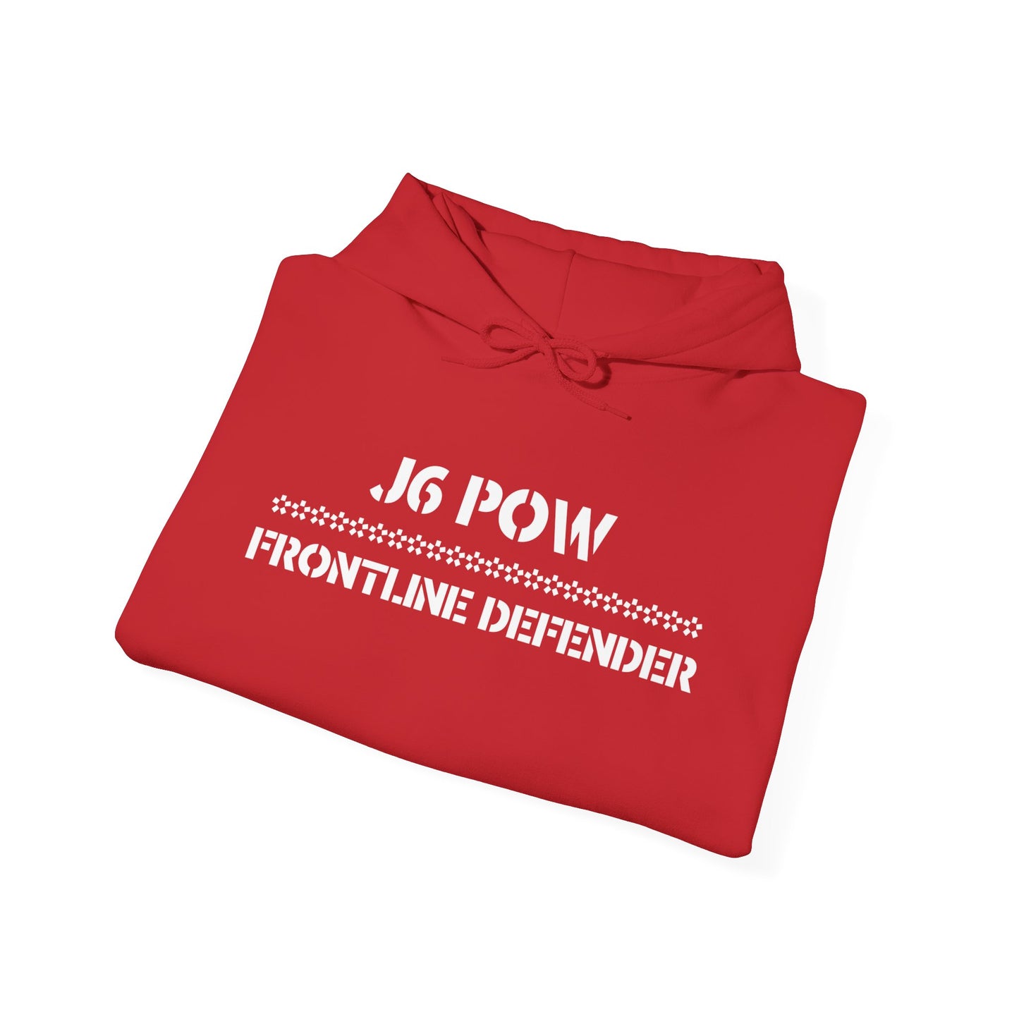 J6 POW of the Deep State! Unisex Heavy Blend™ Hooded Sweatshirt