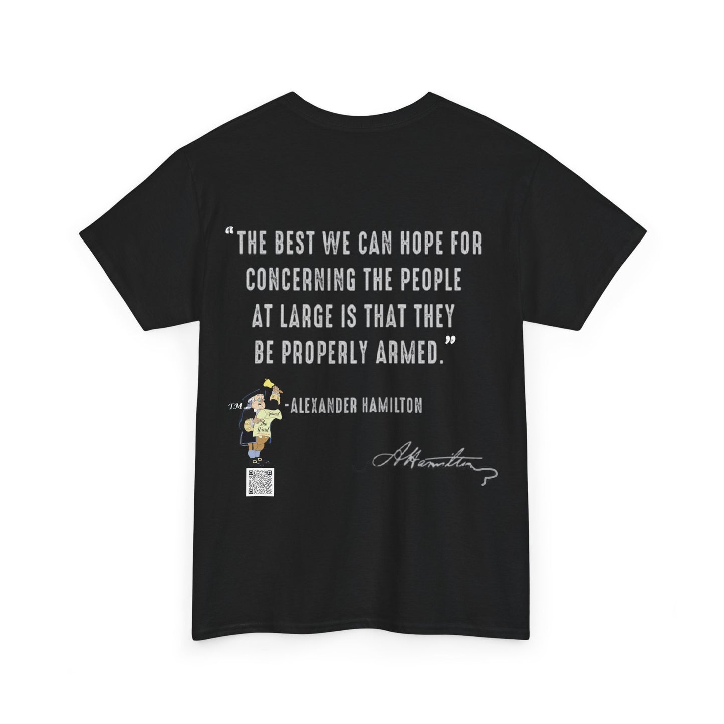 Alexander Hamilton Founding Father series Unisex Heavy Cotton Tee