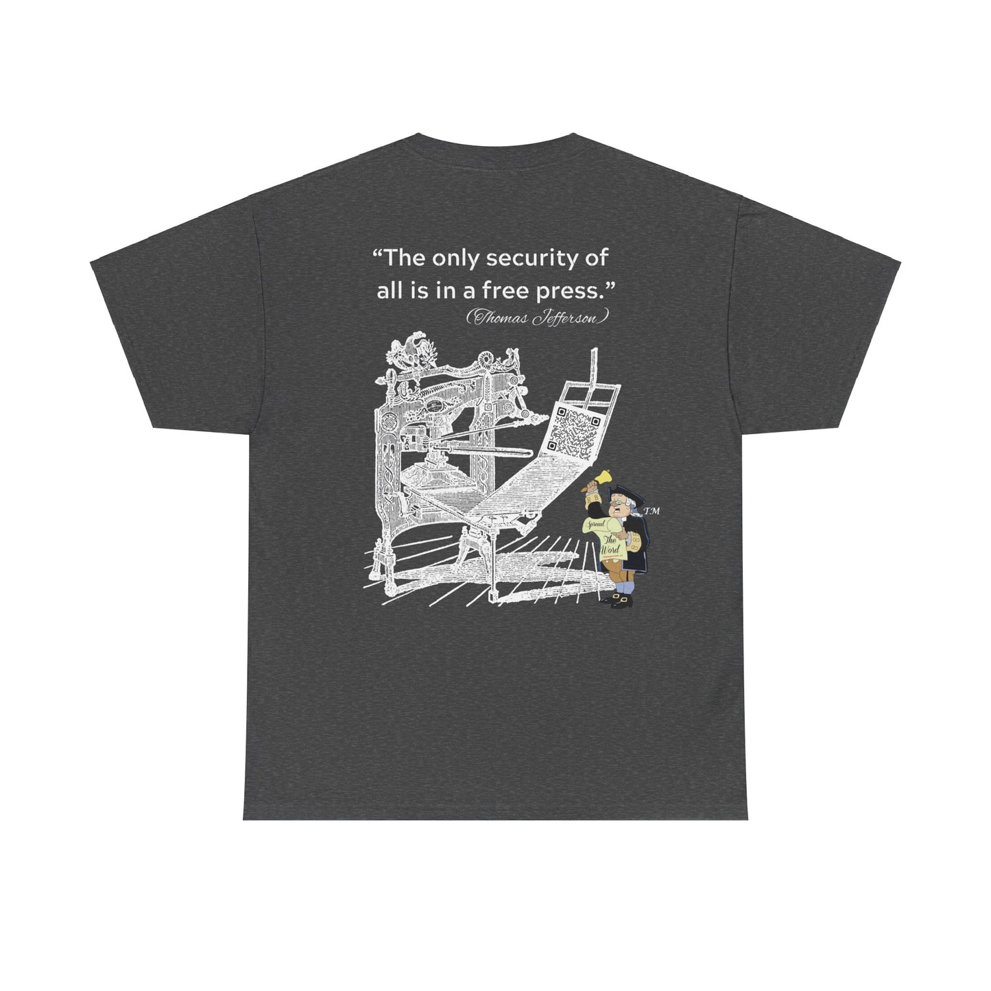 Freedom of Free Press Unisex Heavy Cotton Tee