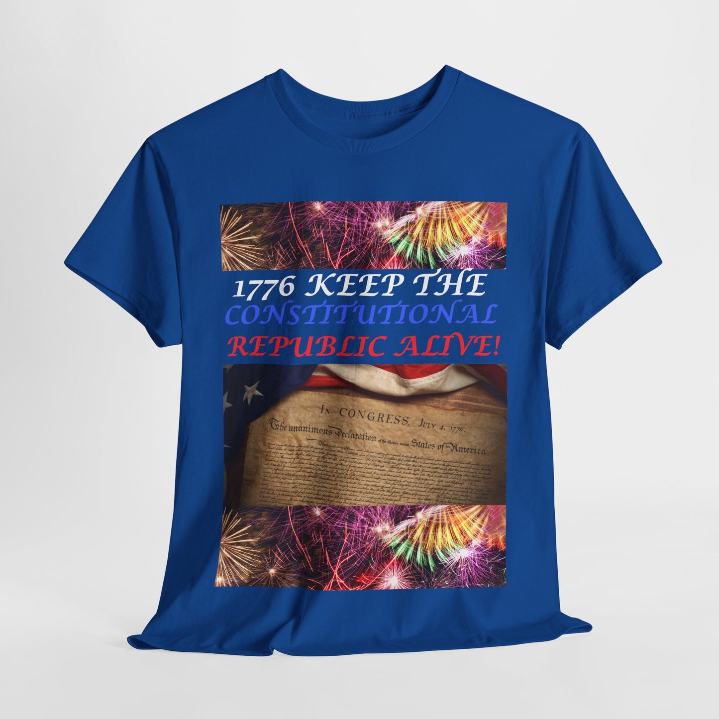 4th of July All Year Long! Unisex Heavy Cotton Tee
