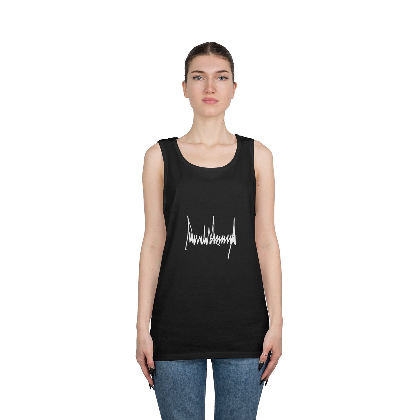 Coming for You! Unisex Heavy Cotton Tank Top - Bold Graphic Design for Statement Style
