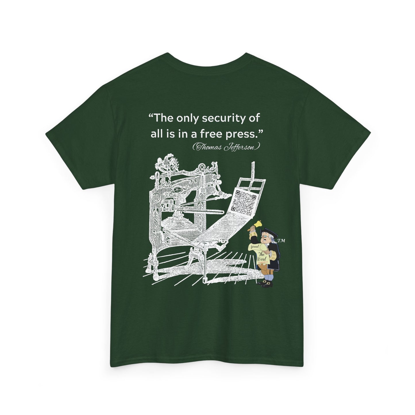 Freedom of Free Press Unisex Heavy Cotton Tee