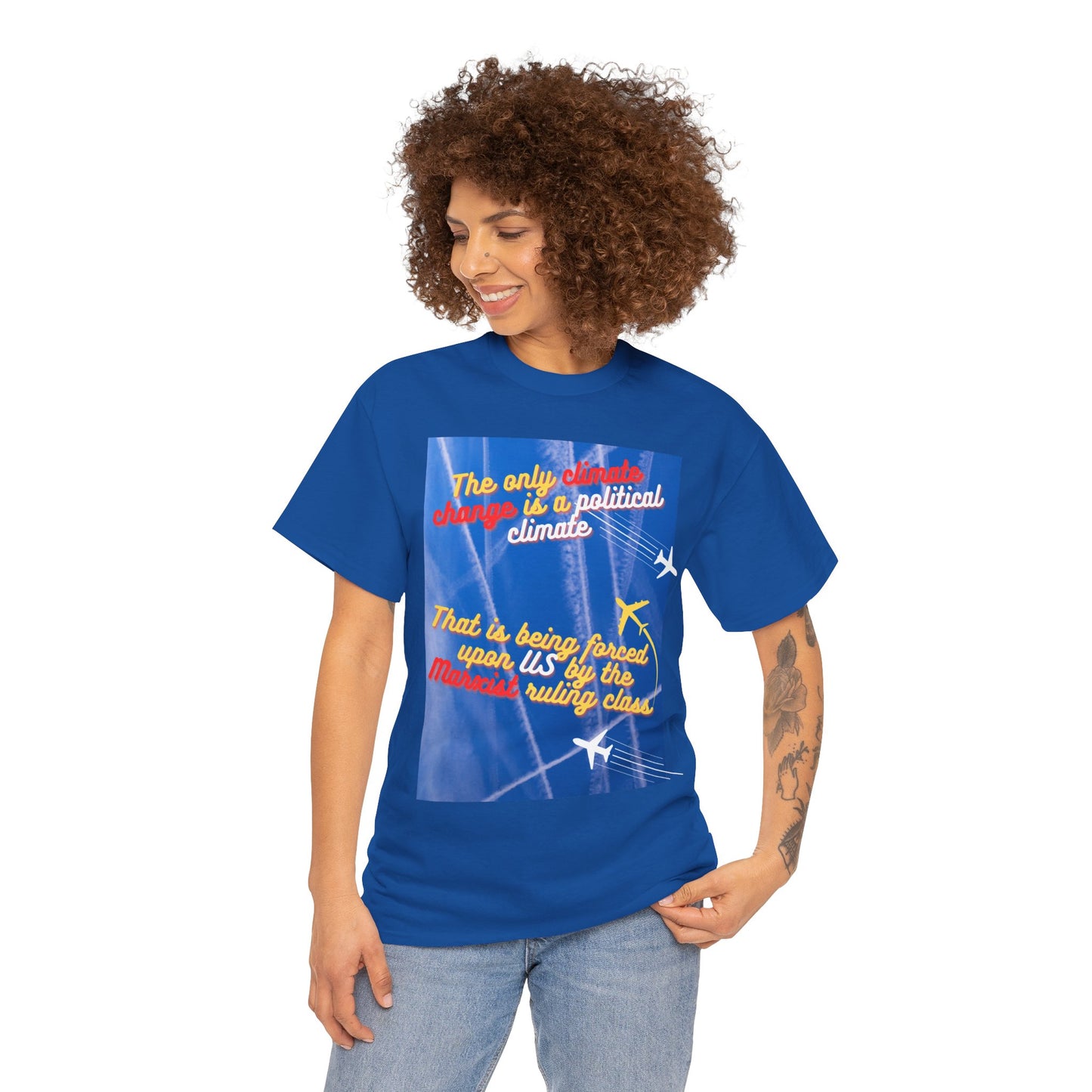 Climate Change Unisex Heavy Cotton Tee