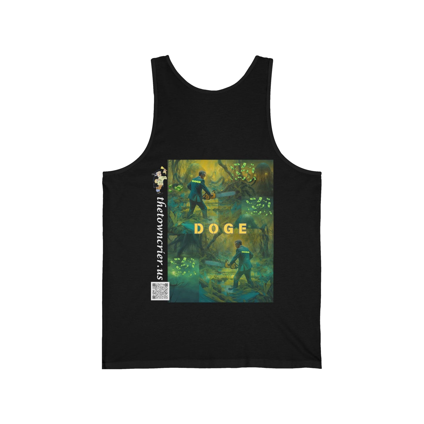 DOGE Panic in DC Bella Canvas Tank | Funny Graphic Tank Top, Summer Fashion, Meme Apparel, Gift for Doge Fans, Casual Wear