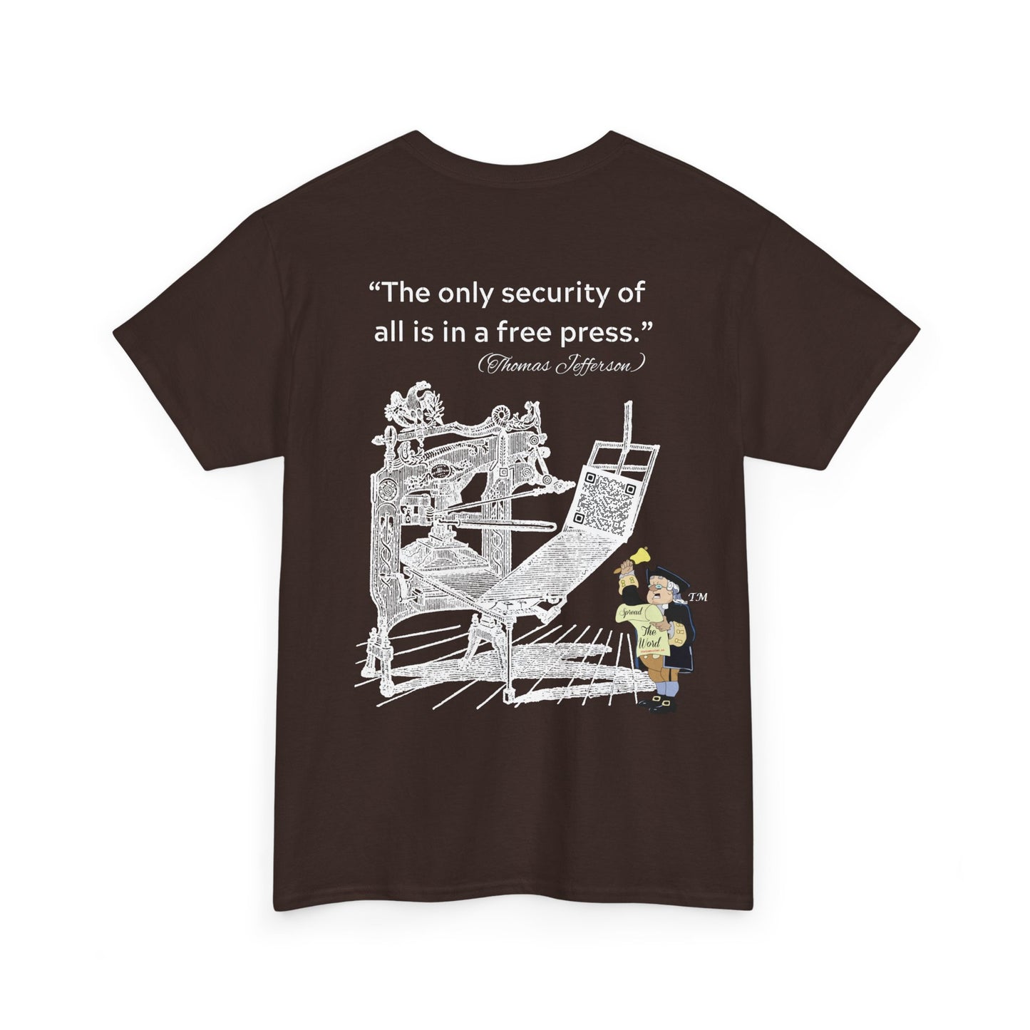 Freedom of Free Press Unisex Heavy Cotton Tee