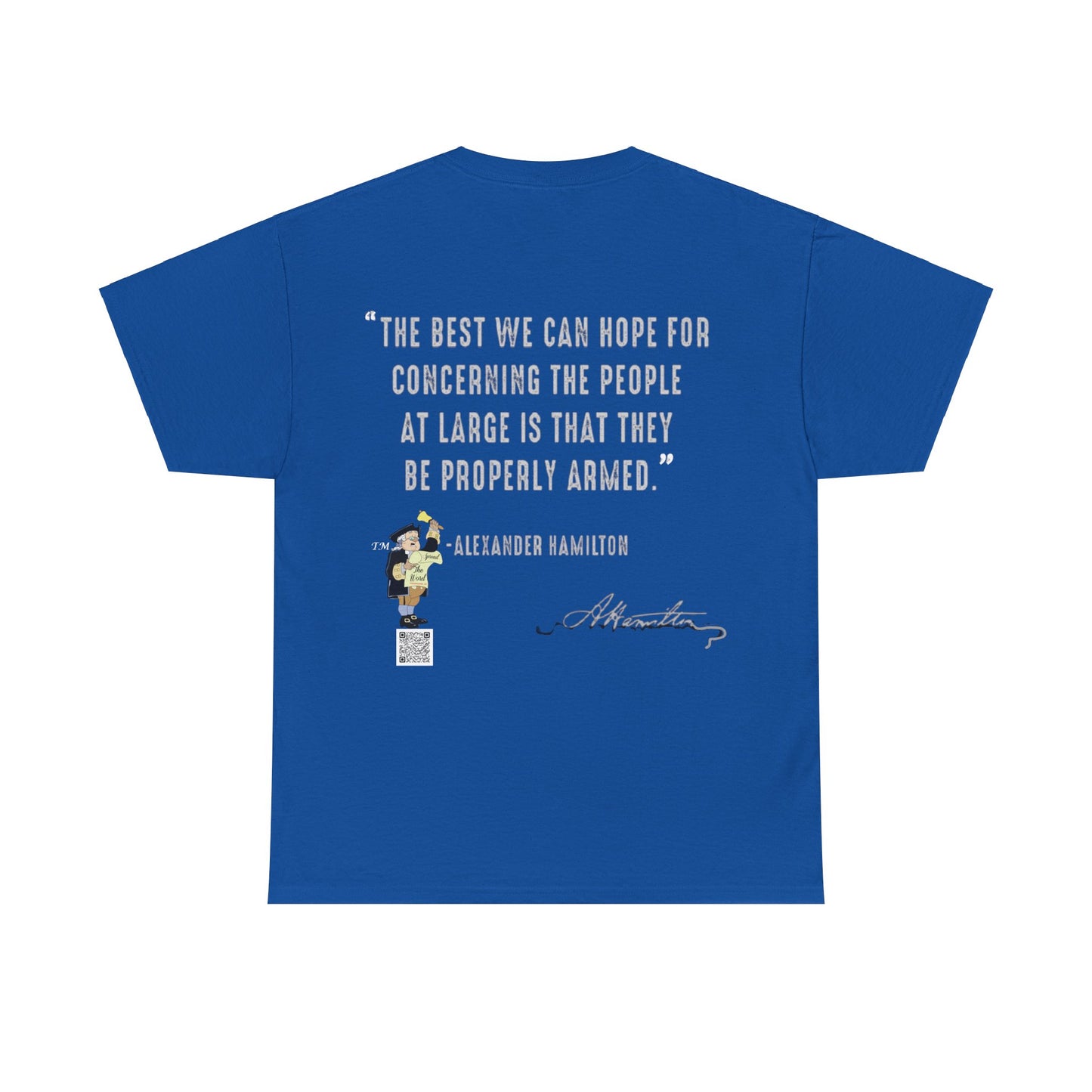 Alexander Hamilton Founding Father series Unisex Heavy Cotton Tee