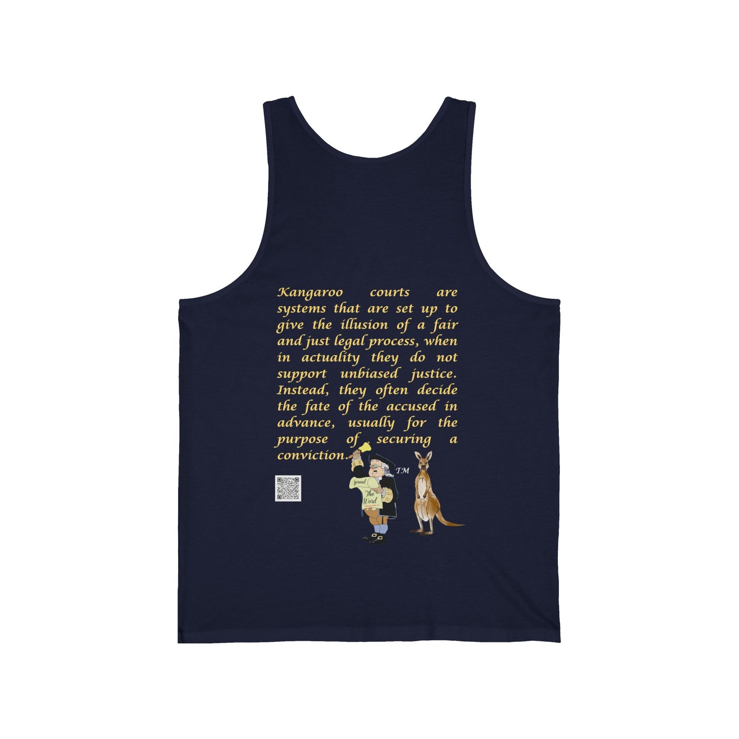 Kangaroo Court Unisex Jersey Tank