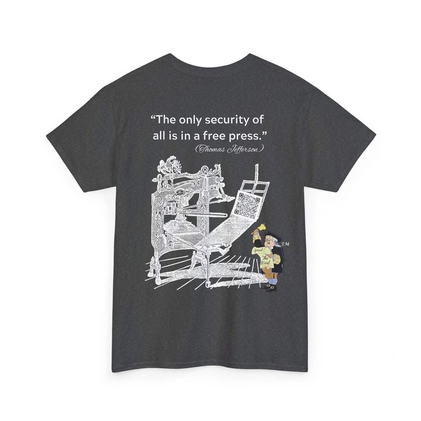 Freedom of Free Press Unisex Heavy Cotton Tee