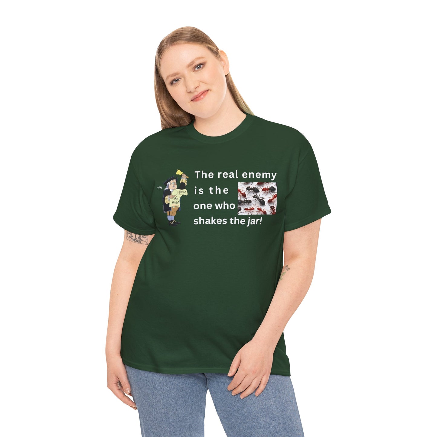Who shook the Jar? Unisex Heavy Cotton Tee