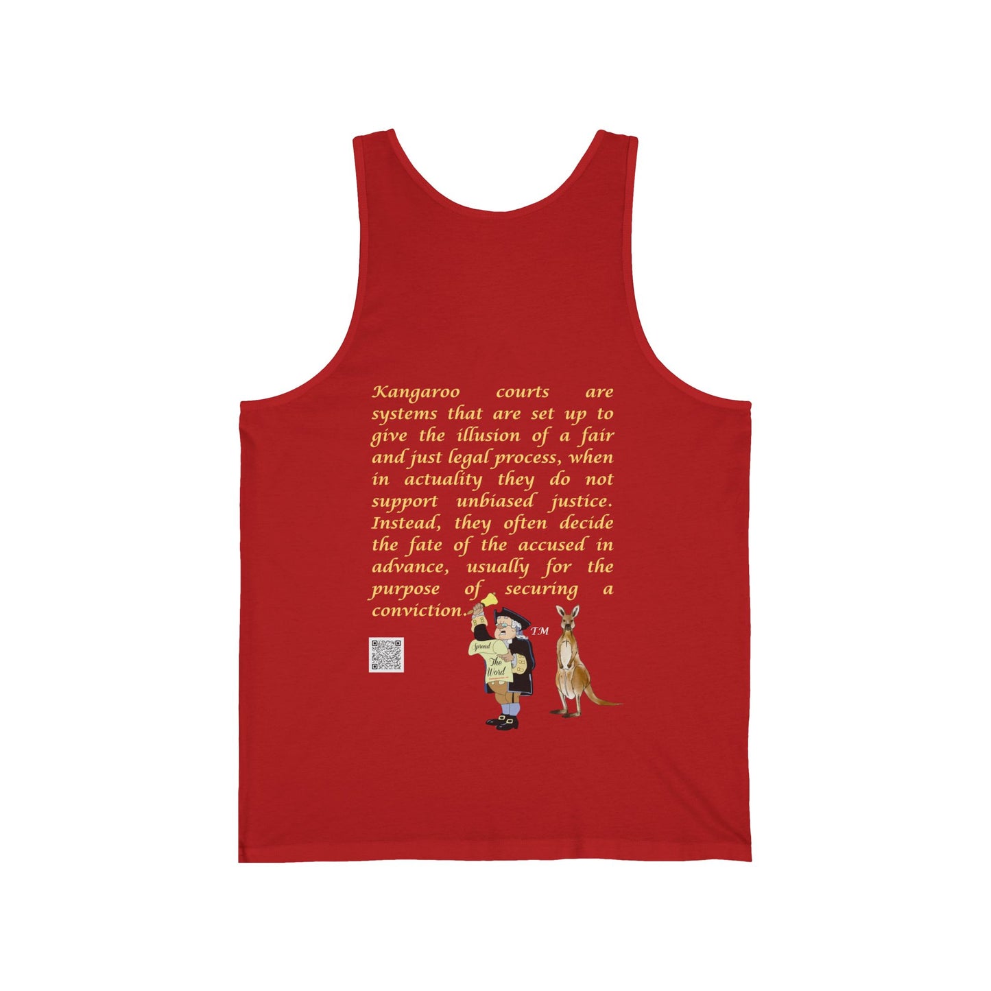 Kangaroo Court Unisex Jersey Tank