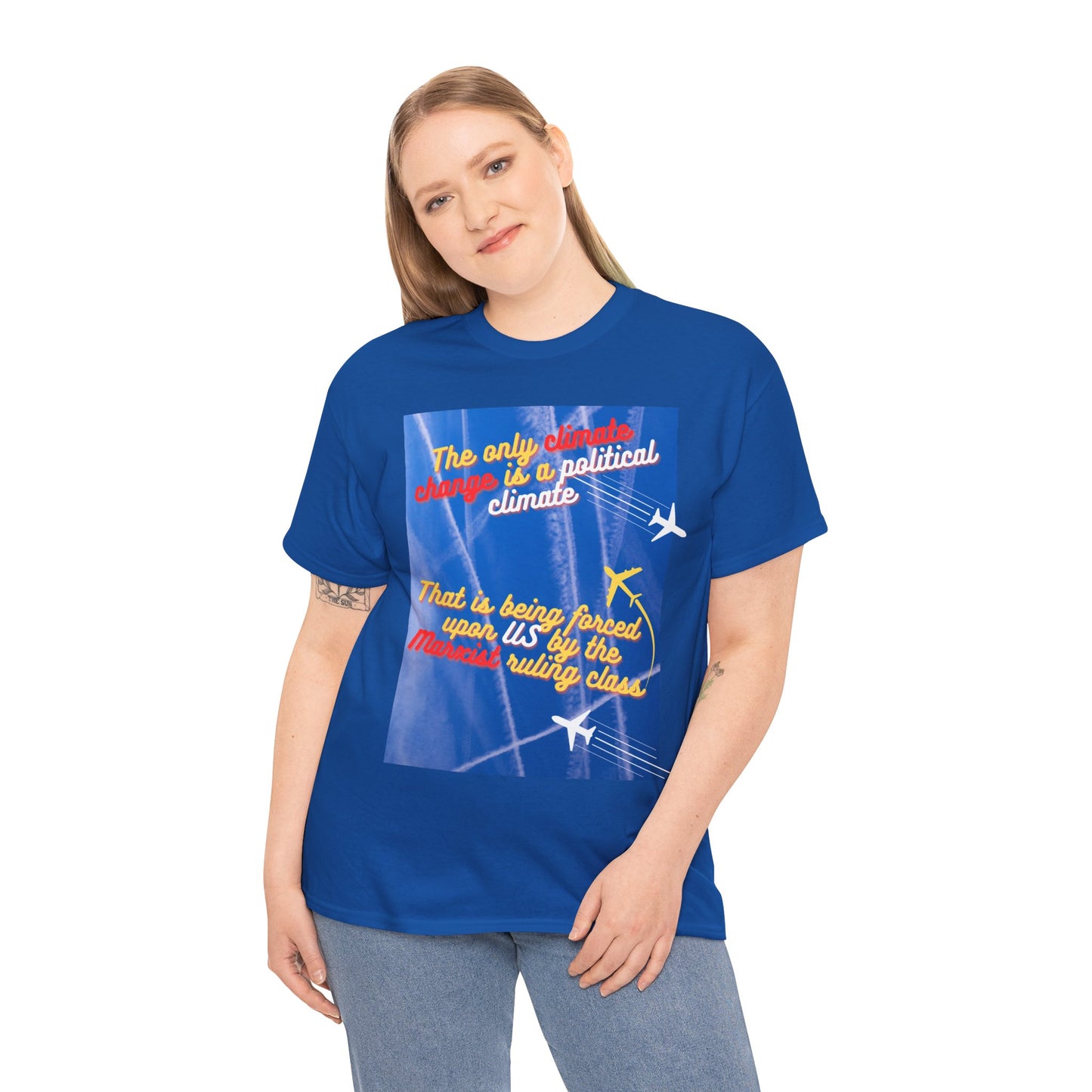 Climate Change Unisex Heavy Cotton Tee