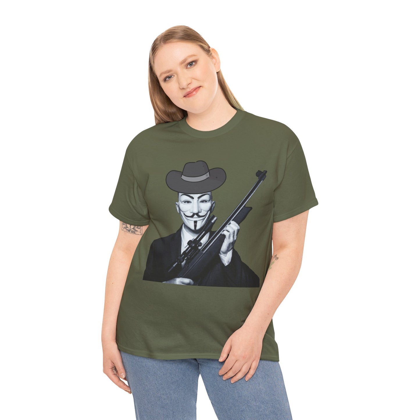 Guy Fawkes Unisex Heavy Cotton Tee
