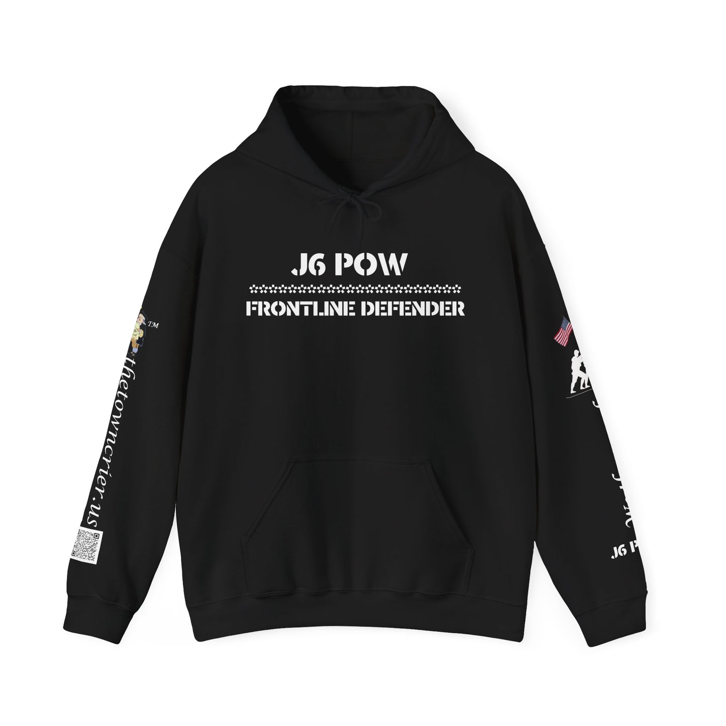 J6 POW of the Deep State! Unisex Heavy Blend™ Hooded Sweatshirt