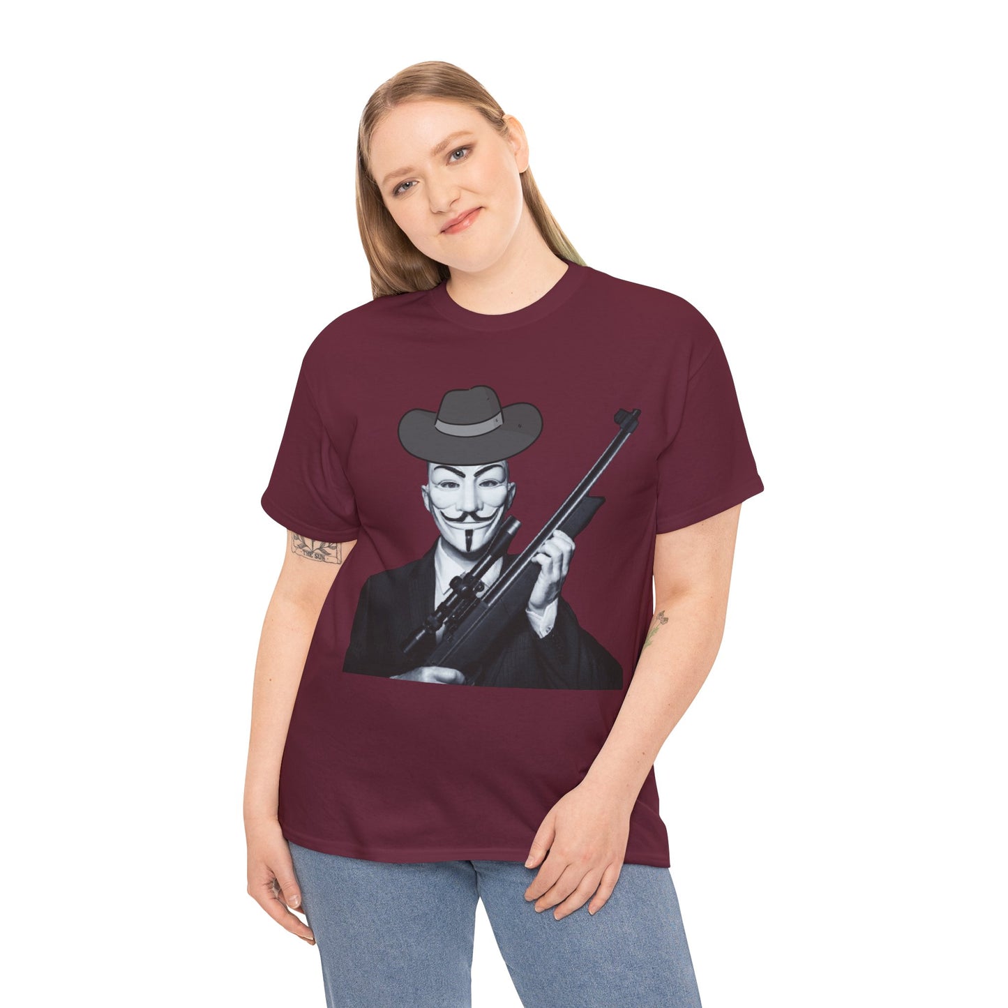 Guy Fawkes Unisex Heavy Cotton Tee
