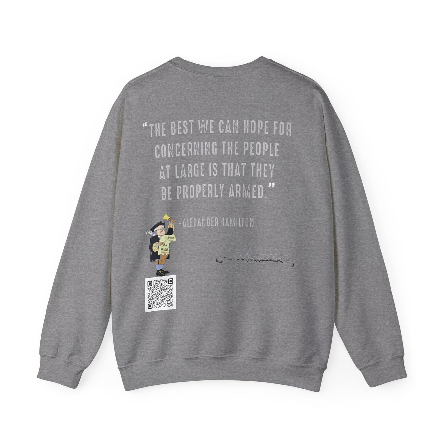 Alexander Hamilton Founding Father series, Unisex Heavy Blend™ Crewneck Sweatshirt