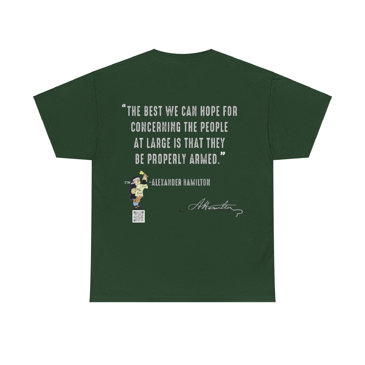 Alexander Hamilton Founding Father series Unisex Heavy Cotton Tee