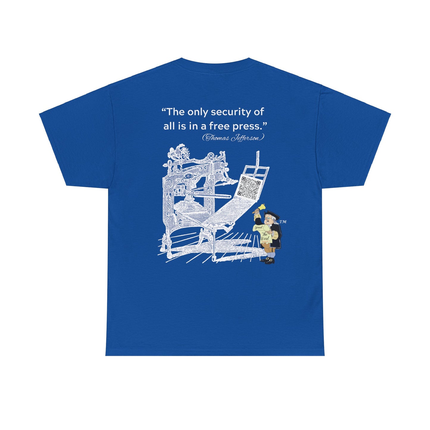 Freedom of Free Press Unisex Heavy Cotton Tee