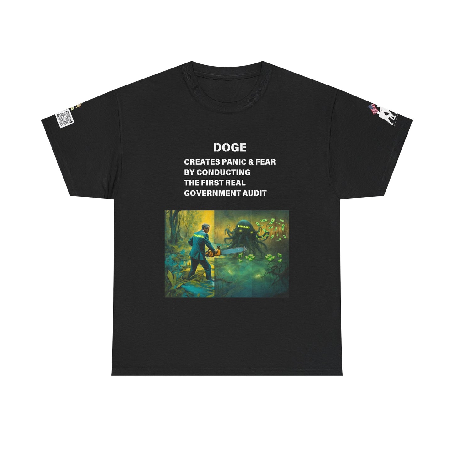DOGE PANIC MONEY IN DC! Unisex Heavy Cotton Tee