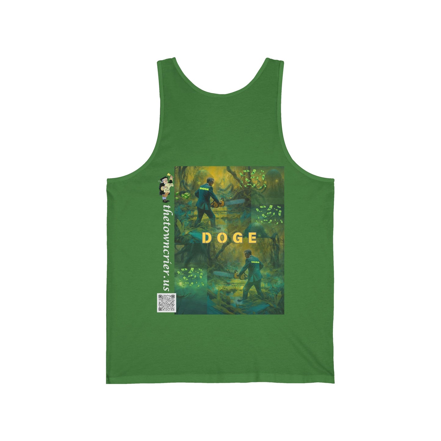 DOGE Panic in DC Bella Canvas Tank | Funny Graphic Tank Top, Summer Fashion, Meme Apparel, Gift for Doge Fans, Casual Wear
